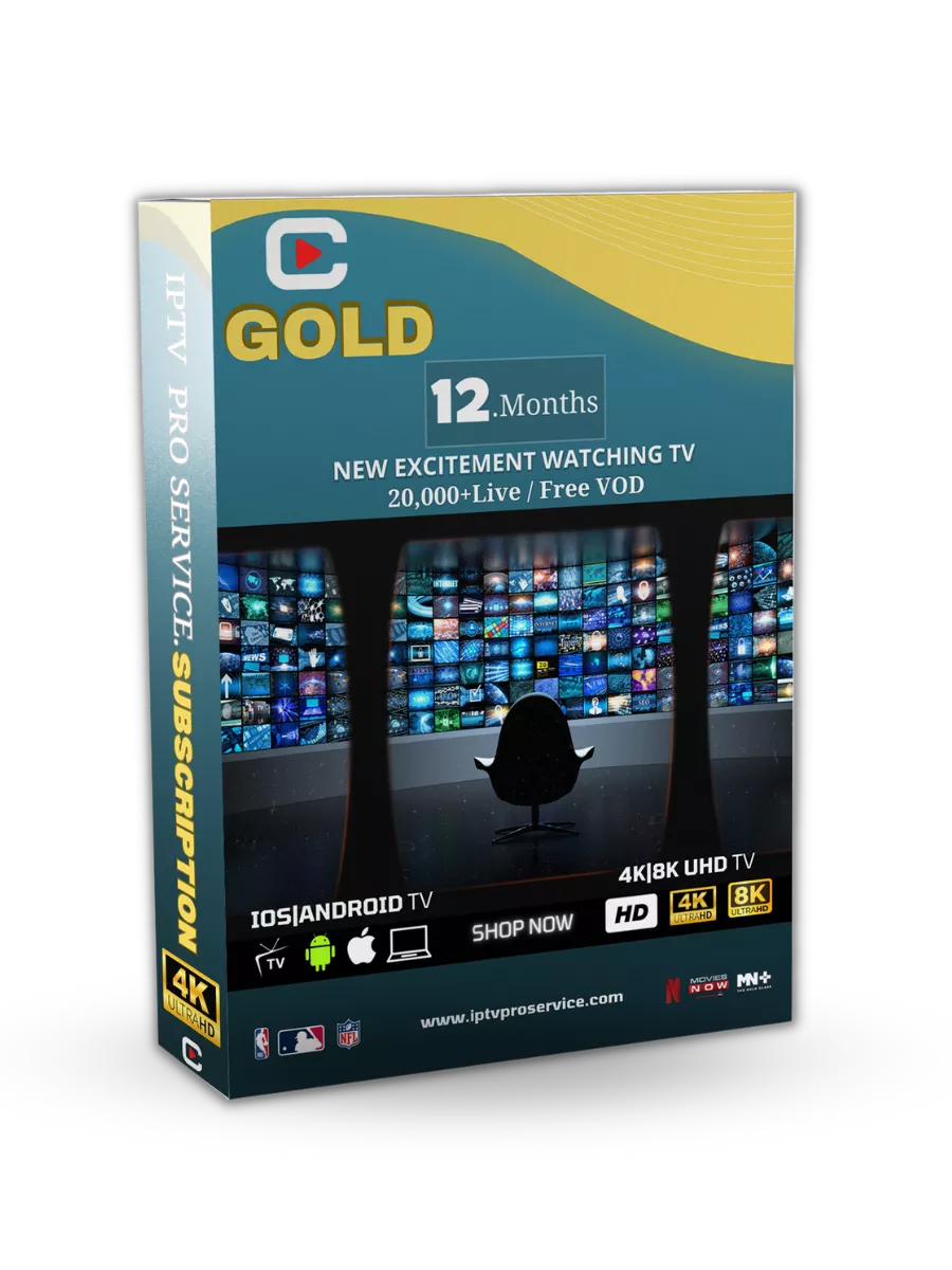 GOLD 12-month IPTV subscription